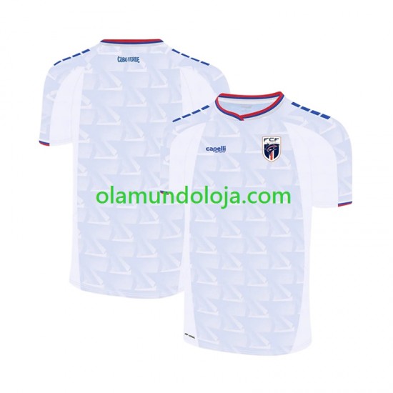Camisola Cape Verde Homem Equipamento Segundo Copa do Mundo 2026 Manga Curta